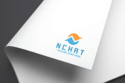 N Chat Logo Template, a Branding & Logo Template by Art Zooted (Thumbnail 1 of 4)