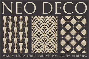 Neo Deco Seamless Pattern