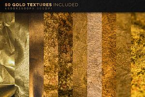 350 Gold & Metallic Textures