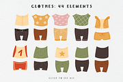 Wild Friends. Baby animals set, an Animal Illustration by RinaKustova (Thumbnail 6 of 16)