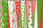 Red and Green Collection Papers 1, a Pattern Graphic by Adriana Ferrari (Thumbnail 1 of 2)