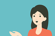 Woman in 6 gestures, a Healthcare Illustration by Smiley Creative (Thumbnail 5 of 7)