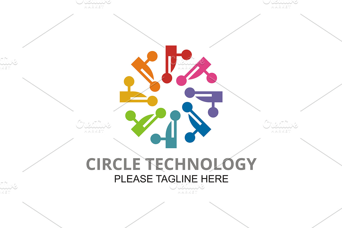 20 Logo Technology Templates Bundle, a Branding & Logo Template by Friendesigns (Photo 14 of 21)