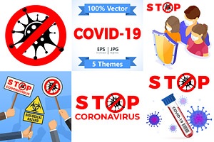 Covid-19 Coronavirus Stop 2019-nCoV, a Healthcare Illustration by TAlex