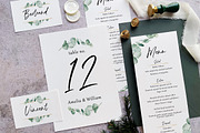 Wild Eucalyptus Wedding Suite, an Invitation Template by BlueRobinDesignShop (Thumbnail 3 of 5)