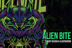 Alien Bite Mutant Illustration