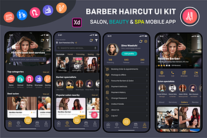 Barber & Salon UI Kit