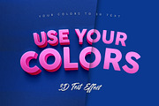 3D Text Effect, a Layer Style Add-On by Andrew Skoch Design (Thumbnail 2 of 6)