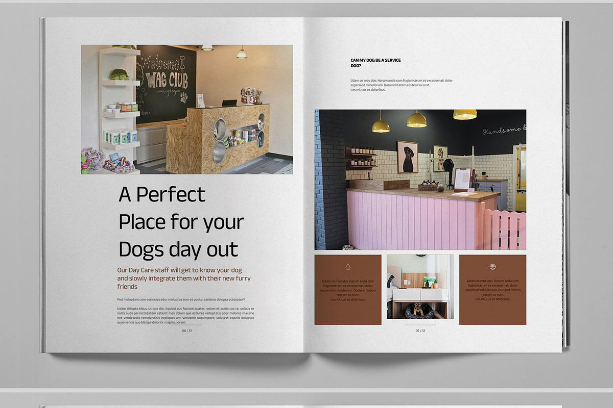 Dog Daycare Business Brochure, a Brochure Template by Boris Cupac (Photo 5 of 7)