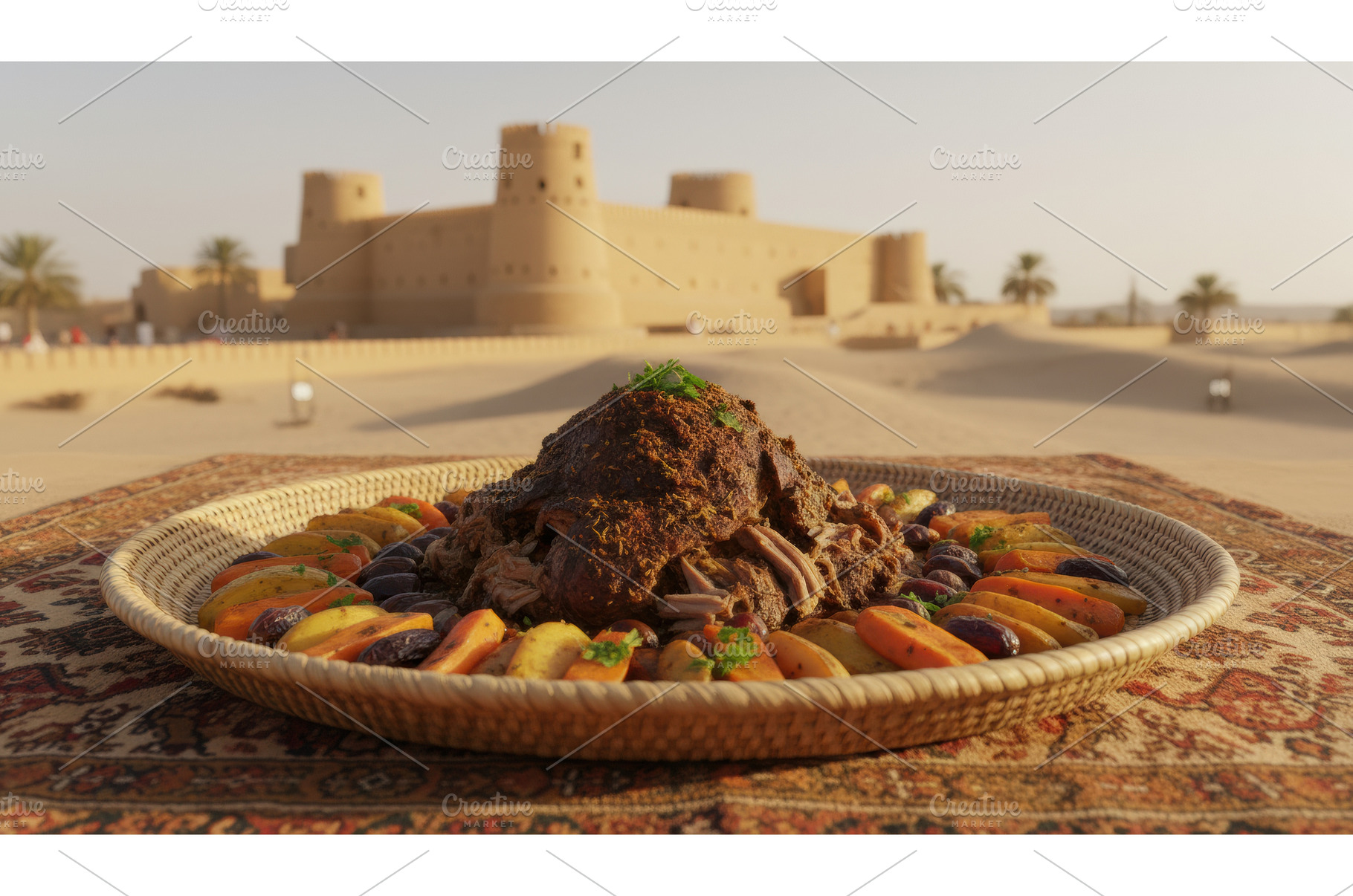 Arabic whole lamb or goat barbecue, a Food & Drink Photo by Igor Tichonow