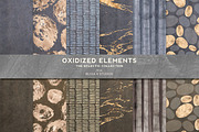 Oxidized Elements Gold & Watercolor, a Pattern Graphic by Blixa 6 Studios (Thumbnail 1 of 6)