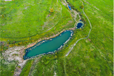 Lake in the meadows, a Nature Photo by Nature and travel