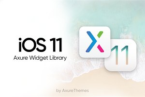 iOS 11 Axure Widget Library