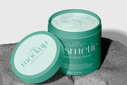 Cosmetic Cream Jar Mockup, a Packaging Mockup by Unerispace (Thumbnail 2 of 5)