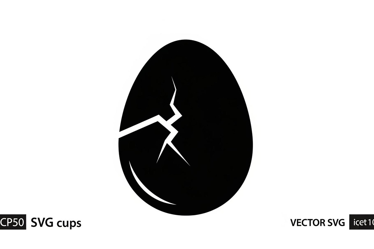 50 Cracked Egg Shell Silhouette, an Illustration by musafir_fashion (Photo 8 of 55)