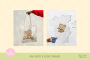 Aloha Hawaii Bear Clipart Collection, an Animal Illustration by Blumensdiary (Thumbnail 4 of 6)