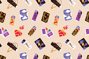 Different lighters set + patterns, an Object Illustration by PaperTrident (Thumbnail 6 of 6)
