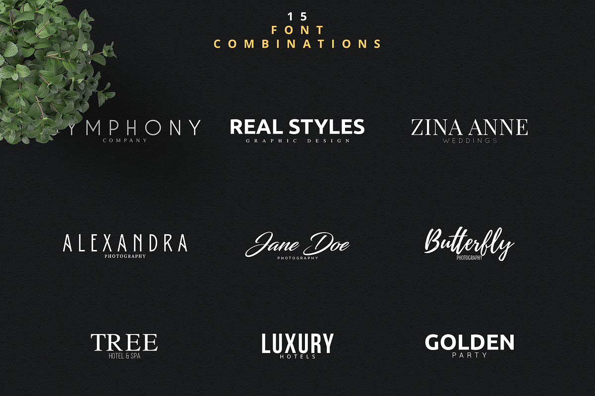 6in1 Ultimate Monogram creator, a Branding & Logo Template by VP Fonts (Photo 11 of 14)