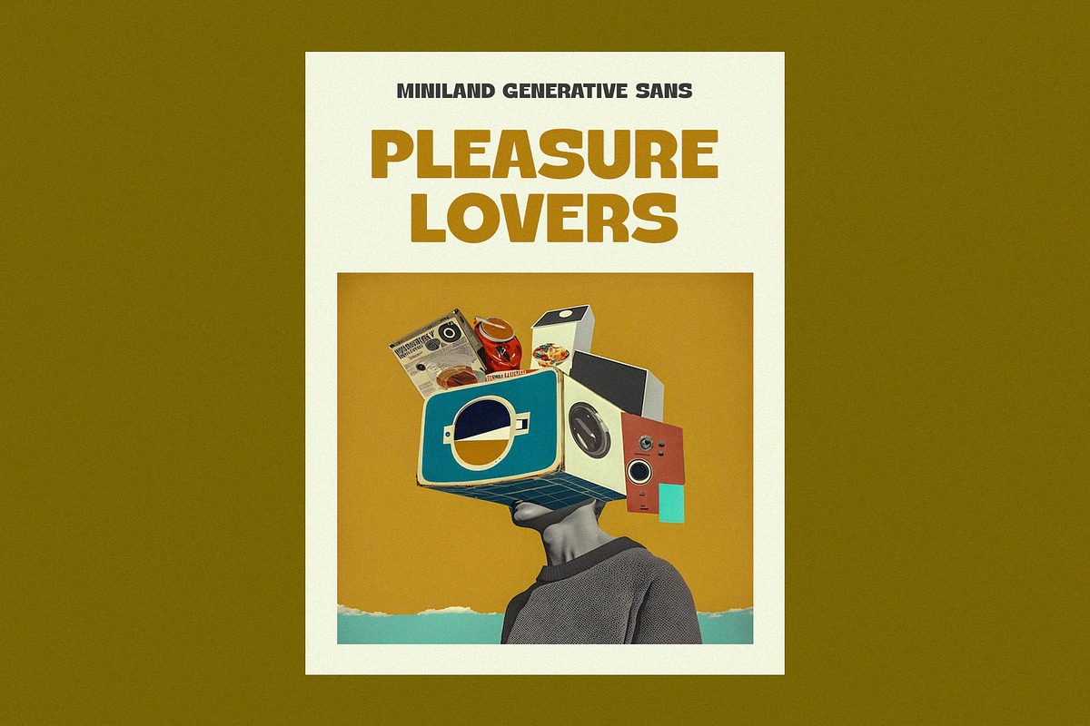 Miniland Generative - Display Sans, a Sans Serif Font by Typeformers (Photo 5 of 6)