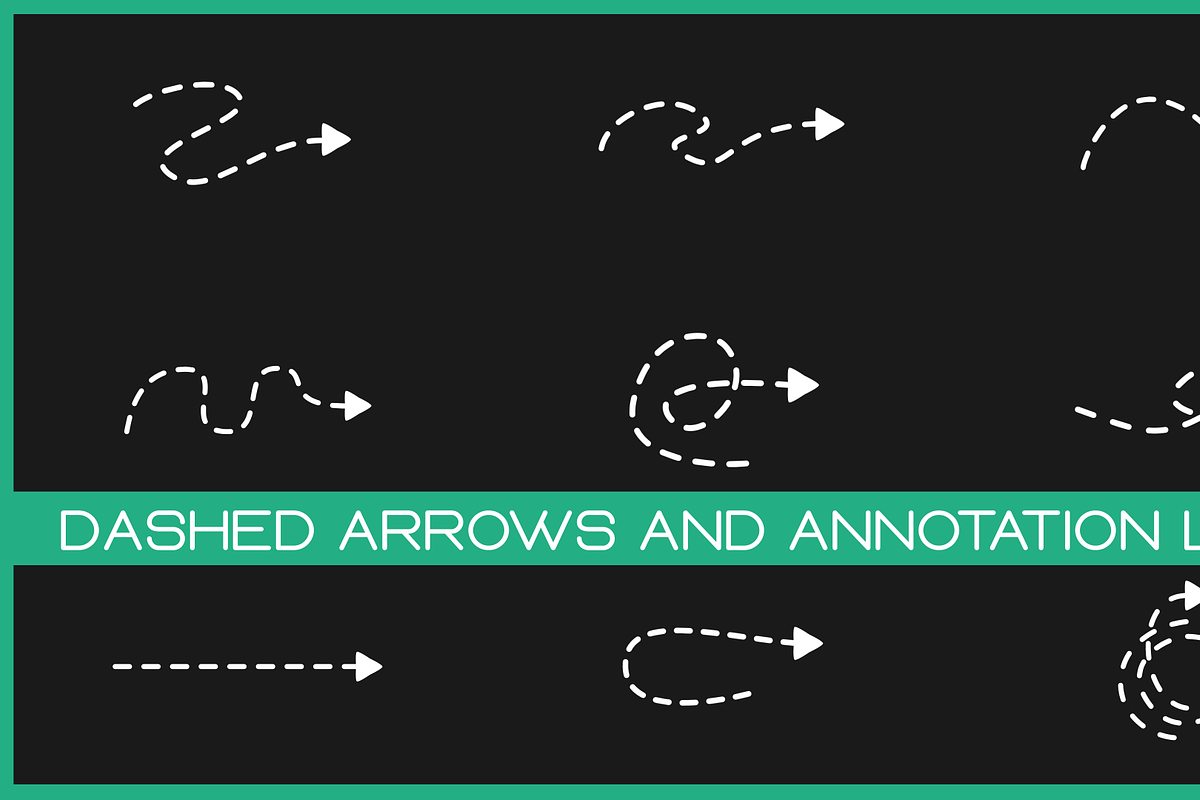 Dashed Arrows Lines for Premiere Pro, a Templates & Theme by FlashFXbox (Photo 1 of 2)