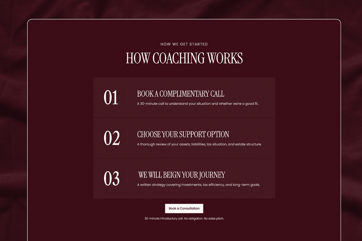 Coaching & Consultant Template, a Landing Page Template by hridoywebdev (Photo 3 of 6)