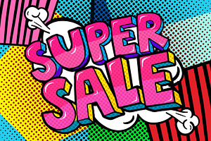 Super Sale Message.