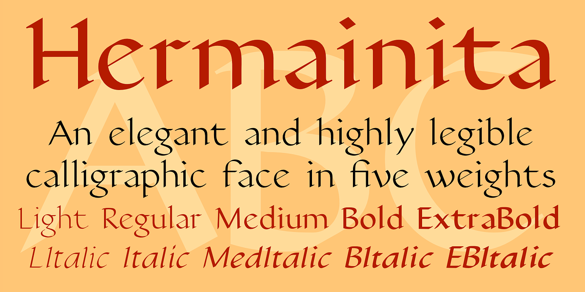 Hermainita, a Handwritten Font by Ingrimayne Type (Photo 2 of 10)