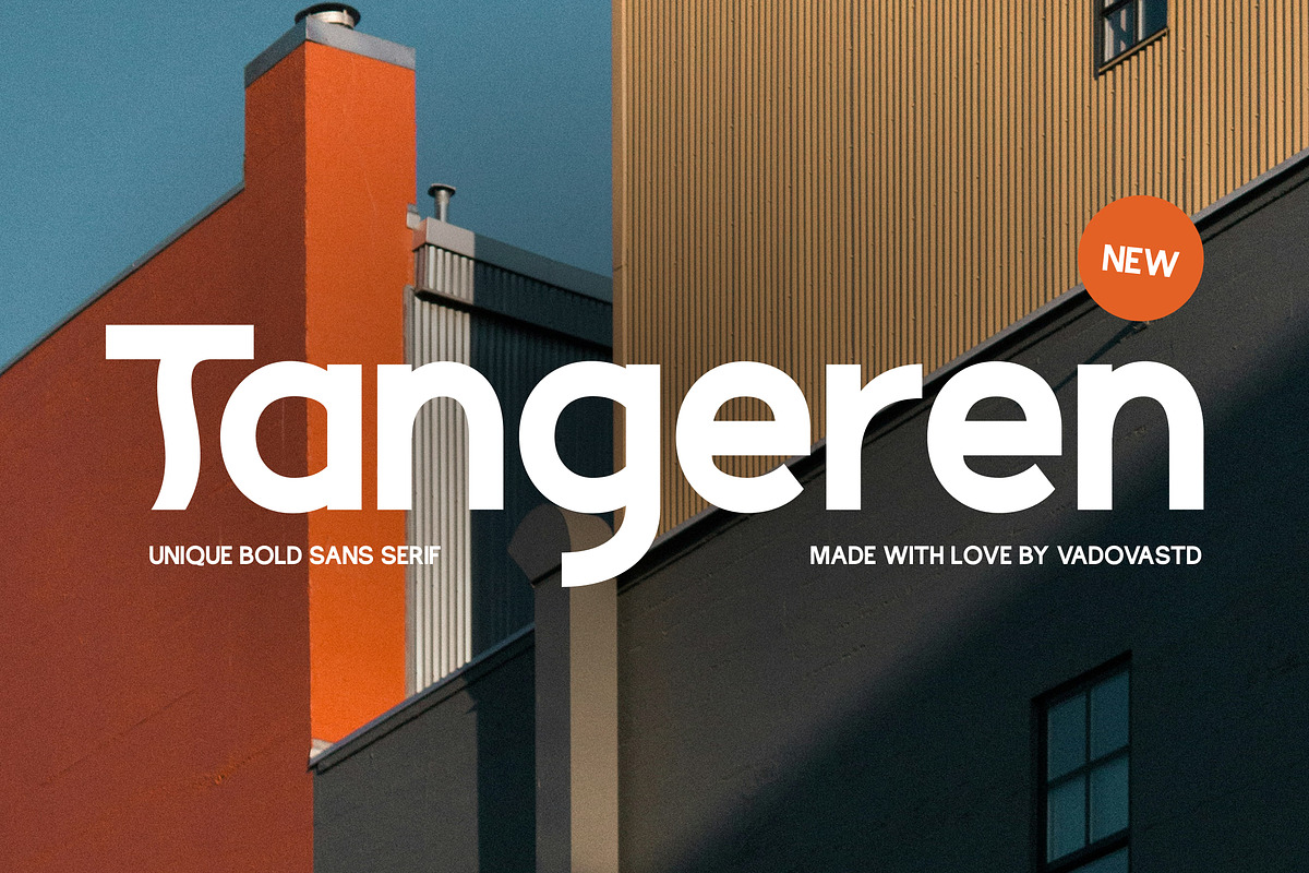 Tangeren Unique Bold Sans Serif Font, a Sans Serif Font by Vadovastd (Photo 1 of 7)