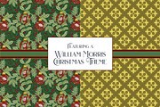 William Morris Style Christmas, a Pattern Graphic by RachelStudio (Thumbnail 3 of 6)
