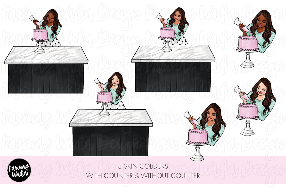 Home baker clipart bundle, a Food Illustration by Parinaz Wadia Design (Photo 4 of 9)