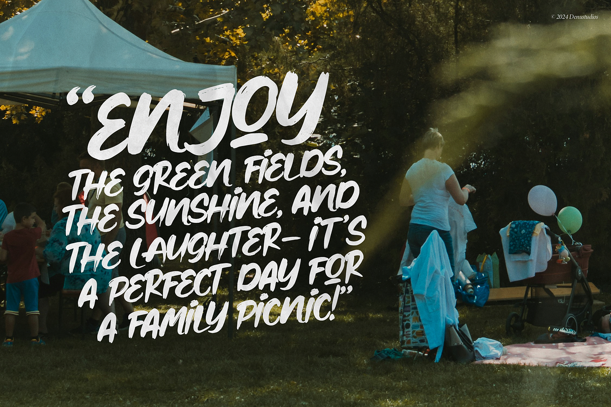 Nouble Orenji | Solid Hand Drawn, a Handwritten Font by Denustudios (Photo 7 of 13)