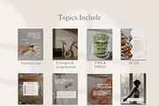 Hormone Instagram Posts Canva, a Templates & Theme by Naturopath Hub (Thumbnail 6 of 9)