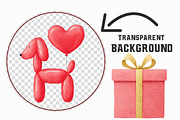 Red Valentine's Day Clipart, an Illustration by Libby Wishes (Thumbnail 2 of 7)