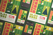 Christmas Dinner Flyer Set, a Flyer Template by KMZVR.Lab (Thumbnail 5 of 6)