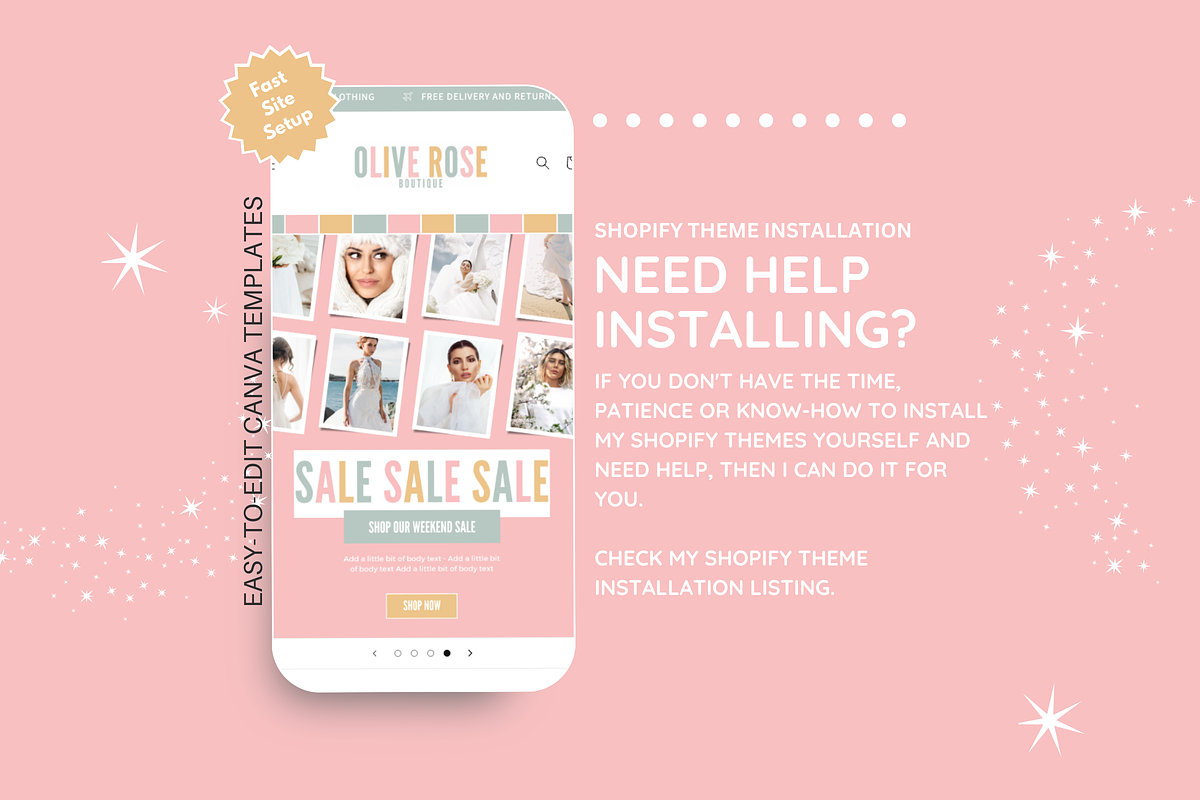 Shop Banner Templates for Business, a Shopify Template by SunshineStudioBoutique (Photo 7 of 9)