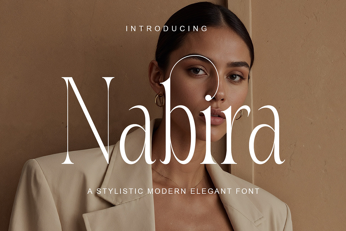 Nabira Modern Elegant Serif, a Serif Font by Alfinart (Photo 1 of 10)