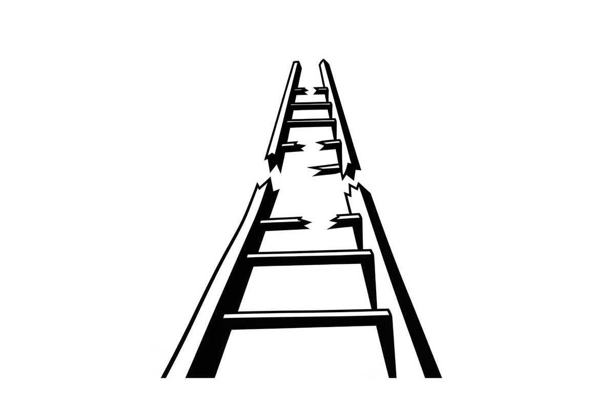 50 Broken Ladder Silhouette Bundle, an Illustration by Designs_River (Photo 42 of 51)
