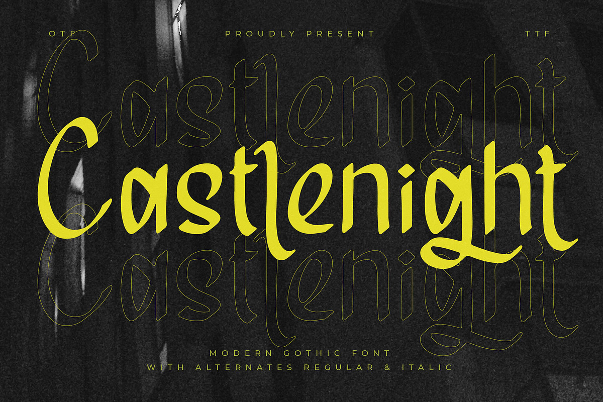 Castlenight, a Blackletter Font by Integritype Studio (Photo 1 of 15)