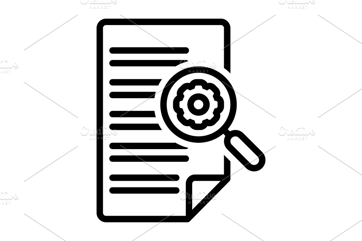 Source authority black icon, an Outline Icon by Creative priyanka