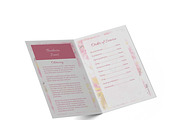 Obituary program template, a Brochure Template by inserenity (Thumbnail 3 of 5)