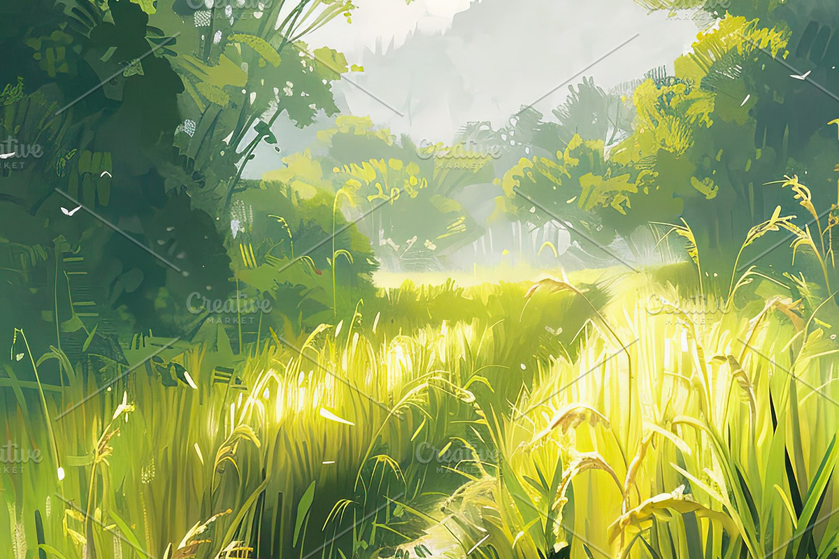 Golden Rice Field at Sunset, a Photo by LOGOCREATIVE (Photo 8 of 27)