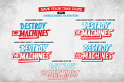 HARDLINERS - Extreme Games Font, a Font by HIRO.std (Thumbnail 13 of 15)