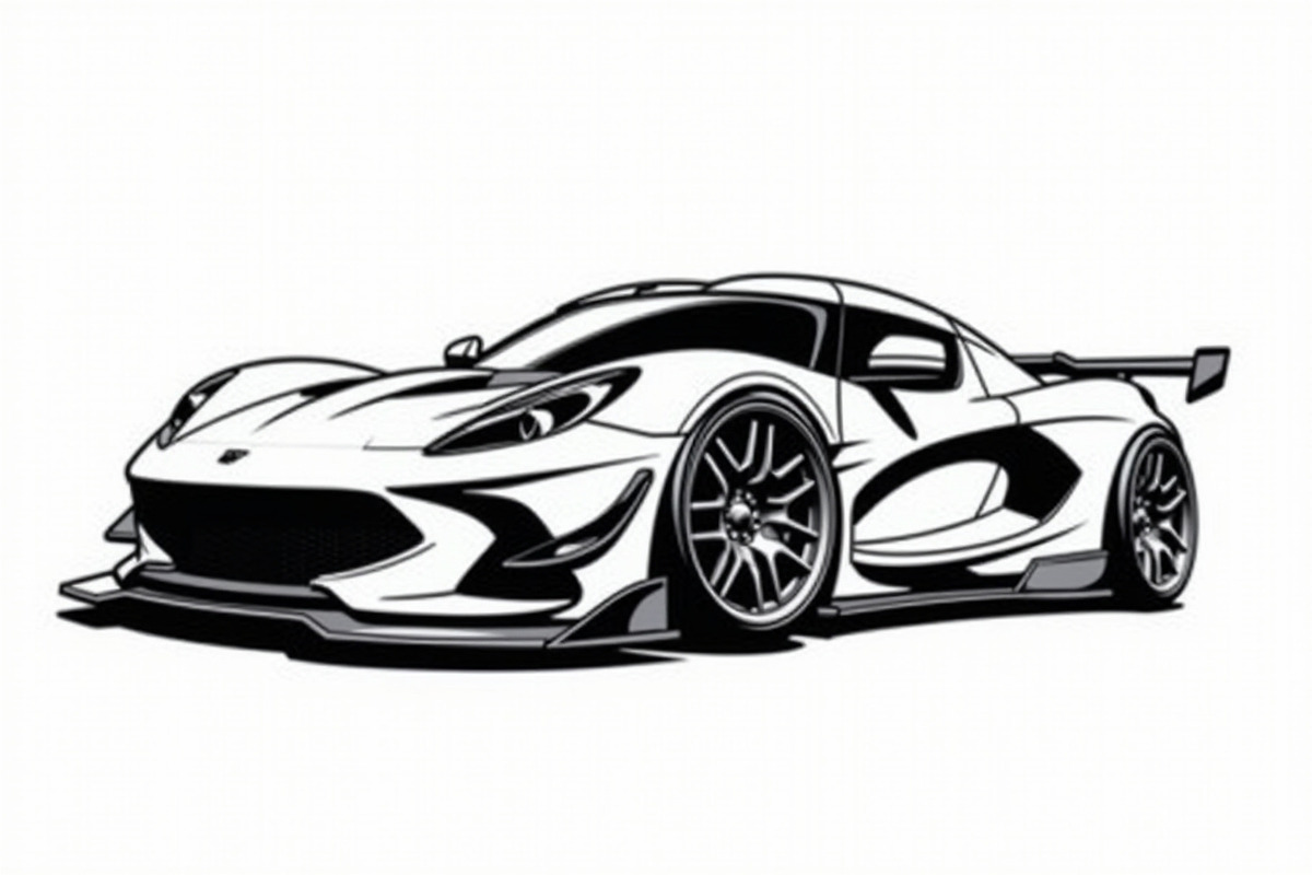 High Speed Sports Car Bundle, an Illustration by Designer_Momina (Photo 5 of 7)
