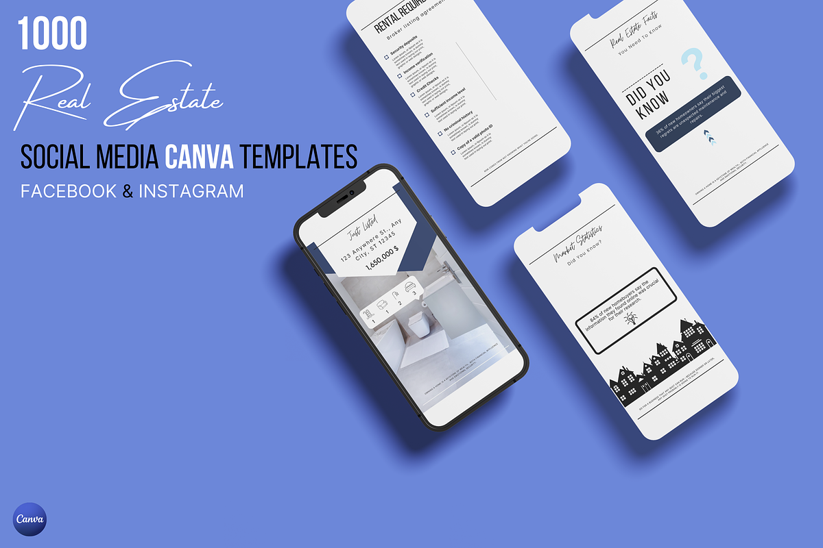 1000 Realtor Social Media Template, a Social Media Template by Kay Designs (Photo 9 of 15)
