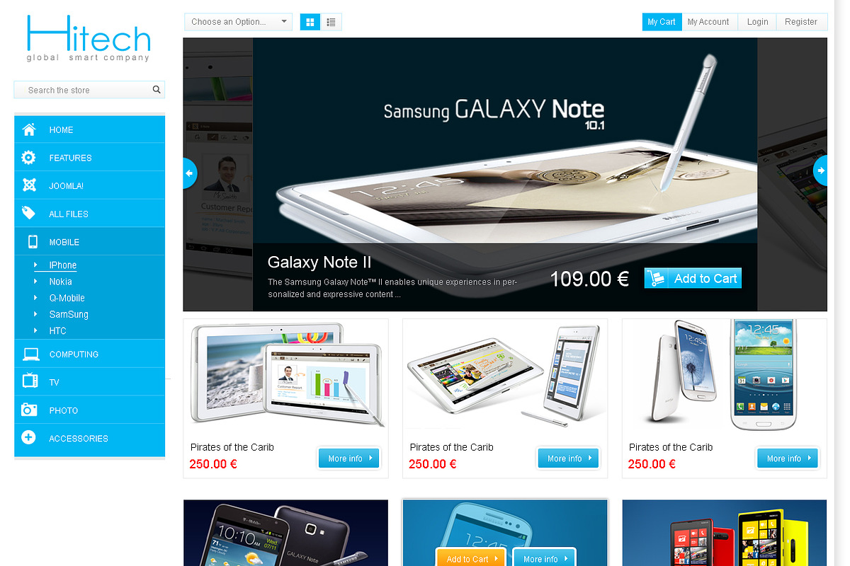 SJ AppStore HiTech with VirtueMart, a Websites & App Template by YouTech (Photo 2 of 5)