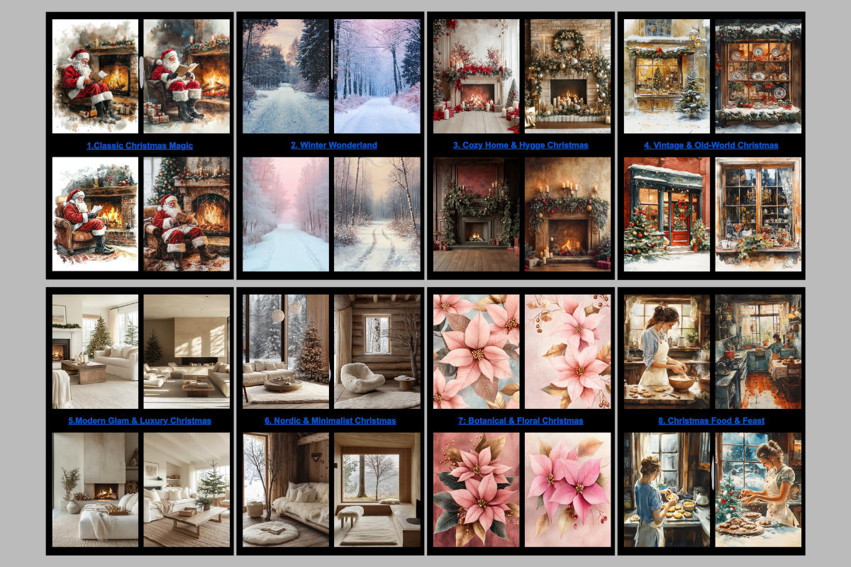 2000+ Christmas & Winter AI Prompts, an Object Graphic by Daffodil Dream Studio (Photo 5 of 6)