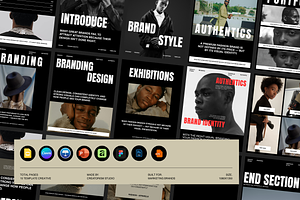 Brand Portfolio Social Media Bundles, a Social Media Template by Creatorism