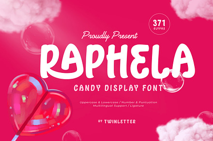 Raphela - Display Font, a Sans Serif Font by twinstd