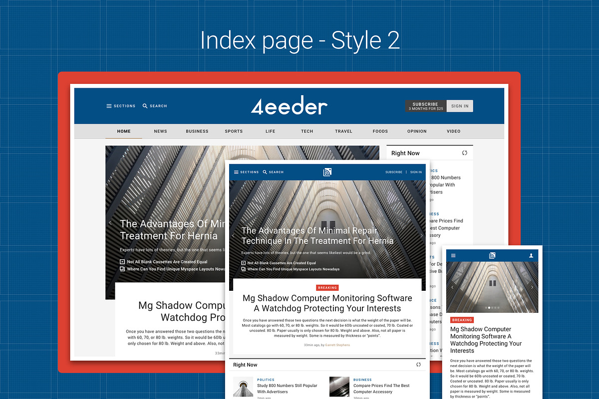 4eeder V2 Pro UI Kit for Adobe XD, an UI Kit Template by 4EB Studio (Photo 11 of 15)