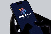 Striped Letter D Tech Logo, a Branding & Logo Template by Design_Planet (Thumbnail 4 of 4)